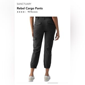 Sanctuary Rebel Green Brown Cropped Camo Cargo Pants 29